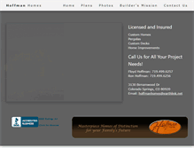 Tablet Screenshot of hoffmanhomesinc.com